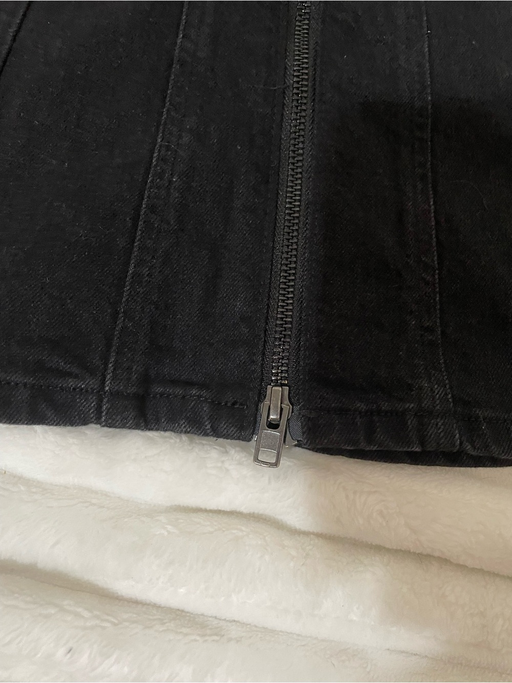 Universal Thread Black Ribbed Zip-Front Tank Top - Picture 8 of 14